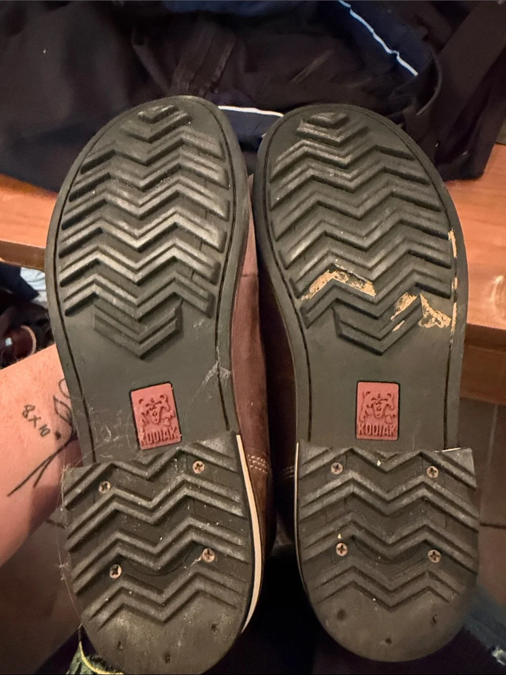 Kodiak Hiking Boots with Burgundy Laces
